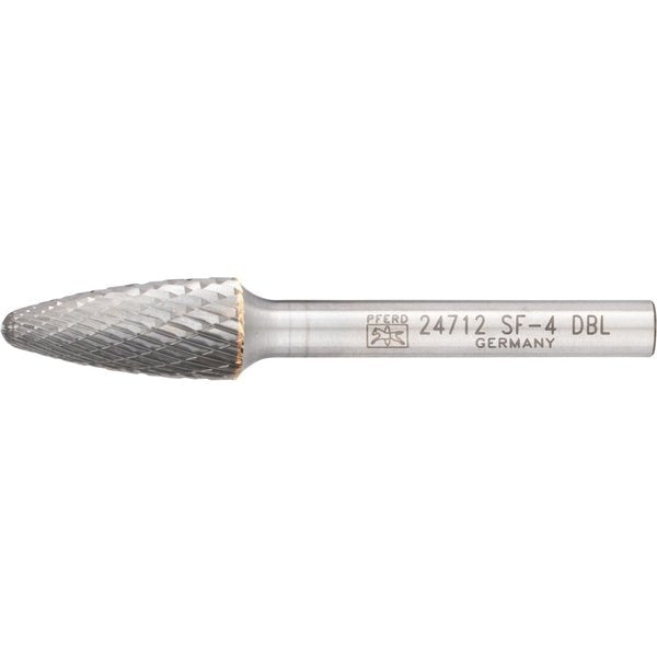 Carbide Bur - Tree Shape, DBL Cut - 7/16