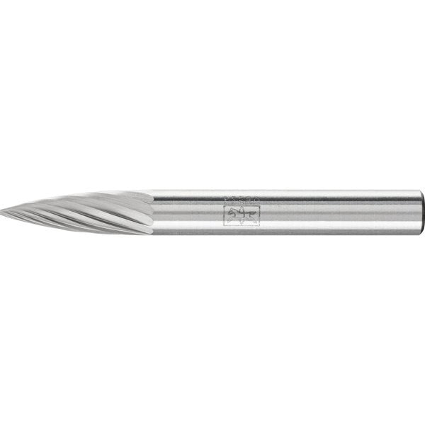 Carbide Bur - Tree Shape (Pointed), SGL Cut - 1/4