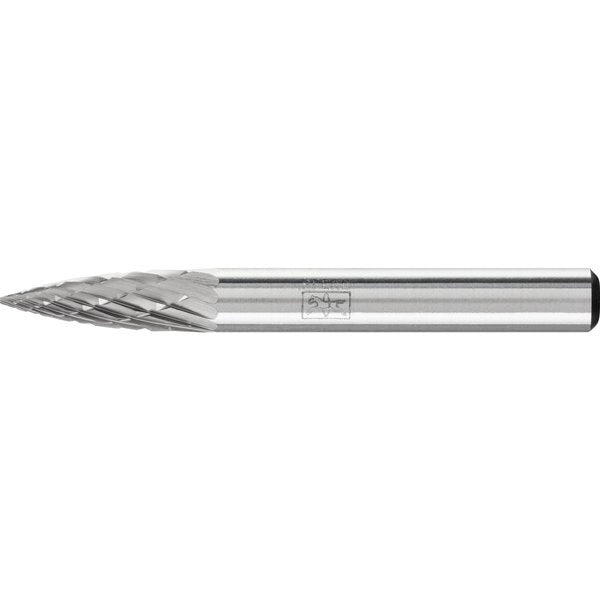 Carbide Bur - Tree Shape (Pointed), DBL Cut - 1/4