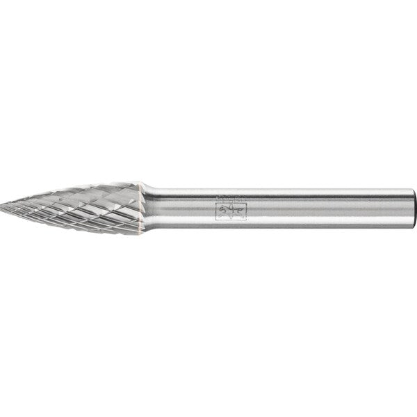 Carbide Bur - Tree Shape (Pointed), DBL Cut - 5/16