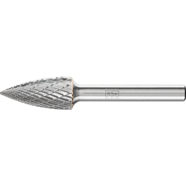 Carbide Bur - Tree Shape (Pointed), DBL Cut - 1/2