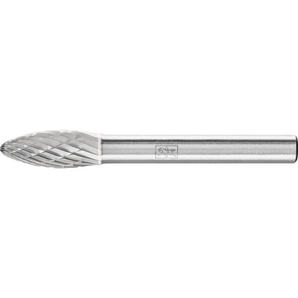 Carbide Bur - Flame Shape, DBL Cut - 5/16