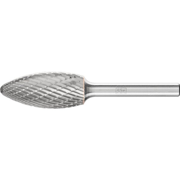 Carbide Bur - Flame Shape, DBL Cut - 5/8