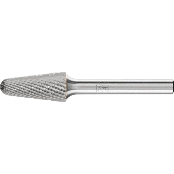 Carbide Bur - 14Â° Taper, DBL Cut - 1/2