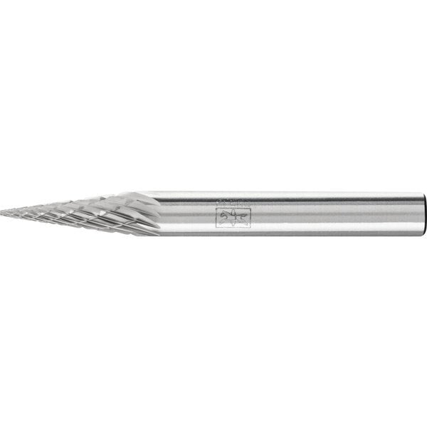 Carbide Bur - Cone (Pointed), DBL Cut - 1/4