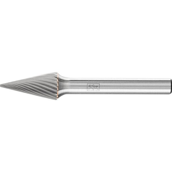 Carbide Bur - Cone (Pointed), SGL Cut - 3/8