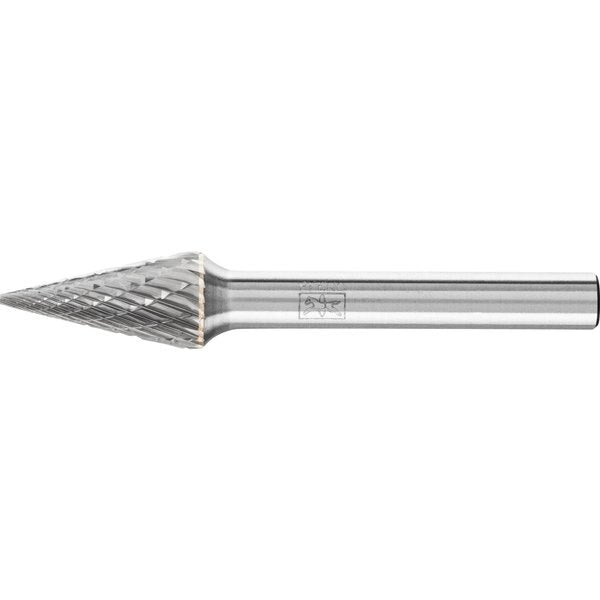 Carbide Bur - Cone (Pointed), DBL Cut - 3/8