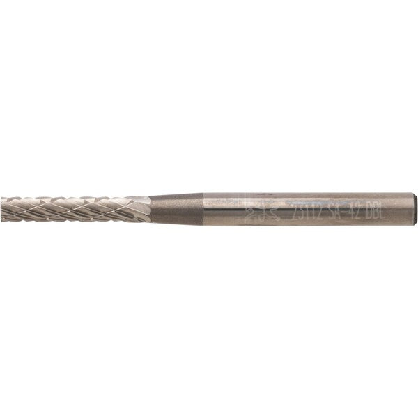 Carbide Bur - Cylind. (Plain End), DBL Cut - 3/32