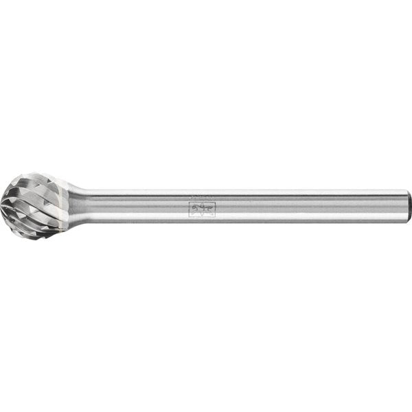 Carbide Bur - Ball Shape, DBL Cut - 1/4