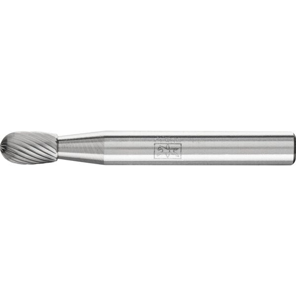 Carbide Bur - Oval Shape, SGL Cut - 1/4