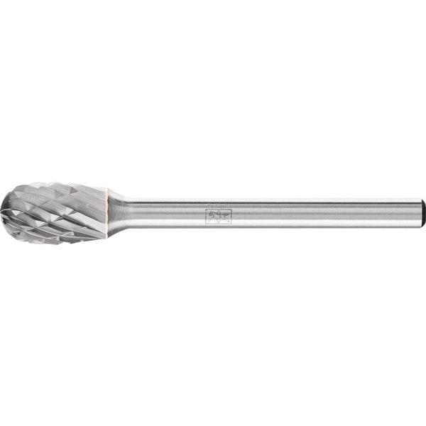 Carbide Bur - Oval Shape, DBL Cut - 1/4