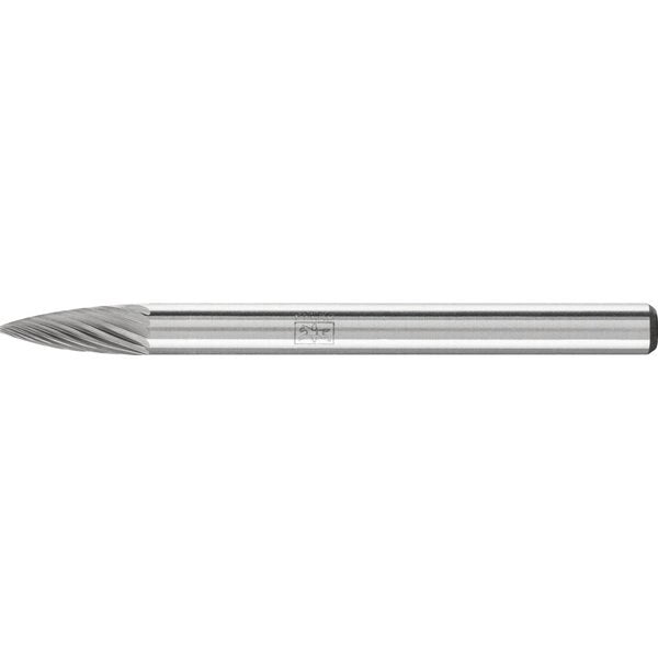 Carbide Bur - Tree Shape (Pointed), SGL Cut - 1/8