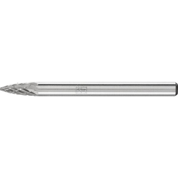 Carbide Bur - Tree Shape (Pointed), DBL Cut - 1/8
