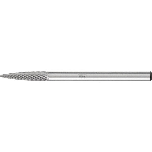 Carbide Bur - Tree Shape (Pointed), SGL Cut - 1/8