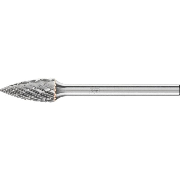 Carbide Bur - Tree Shape (Pointed), DBL Cut - 1/4