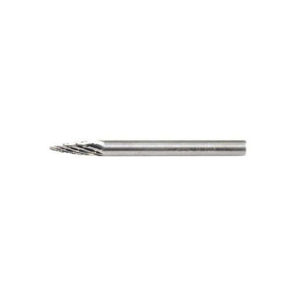 Carbide Bur - Tree Shape (Pointed), DBL Cut - 1/8