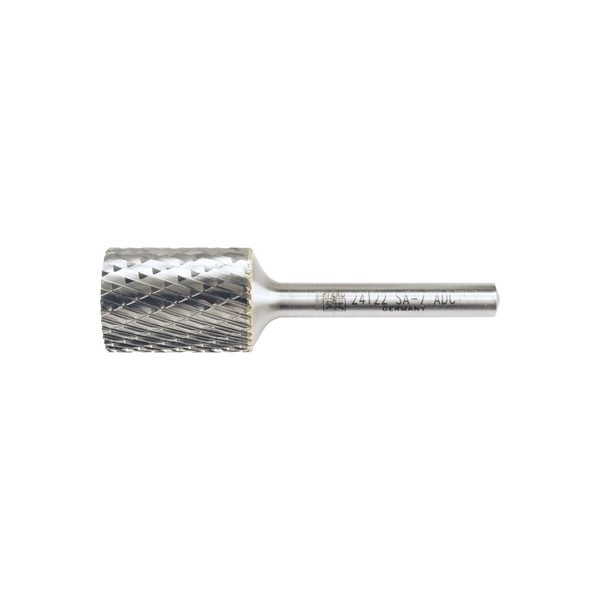 Carbide Bur - Cylind. (Plain End), DBL Cut - 3/4