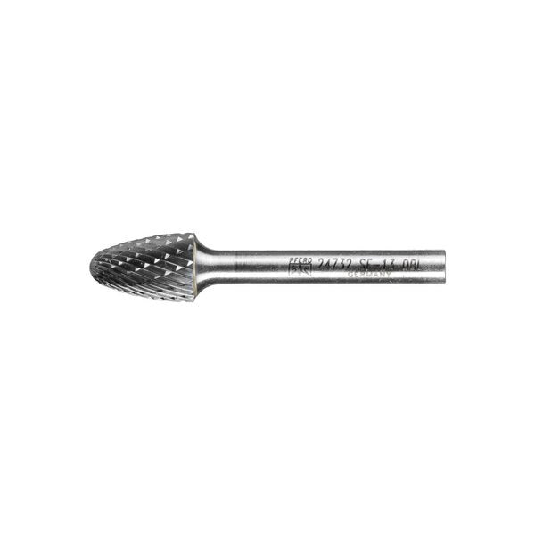 Carbide Bur - Tree Shape, DBL Cut - 1/2