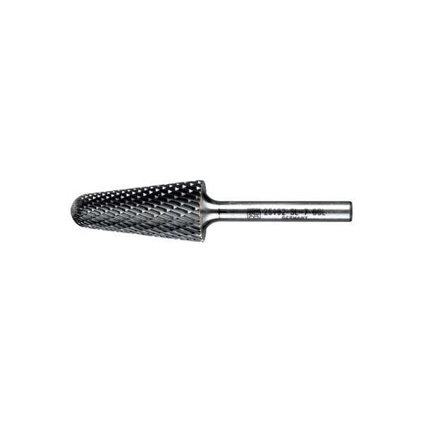 Carbide Bur - 14Â° Taper, DBL Cut - 3/4