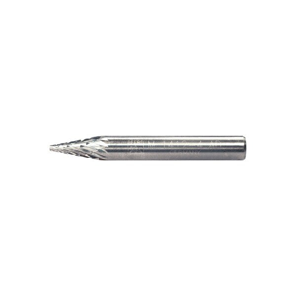 Carbide Bur - Cone (Pointed), DBL Cut - 1/4