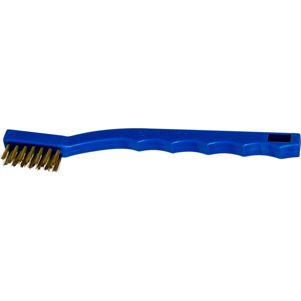 3x7 Welders Toothbrush - Brass Wire, Polypro Block