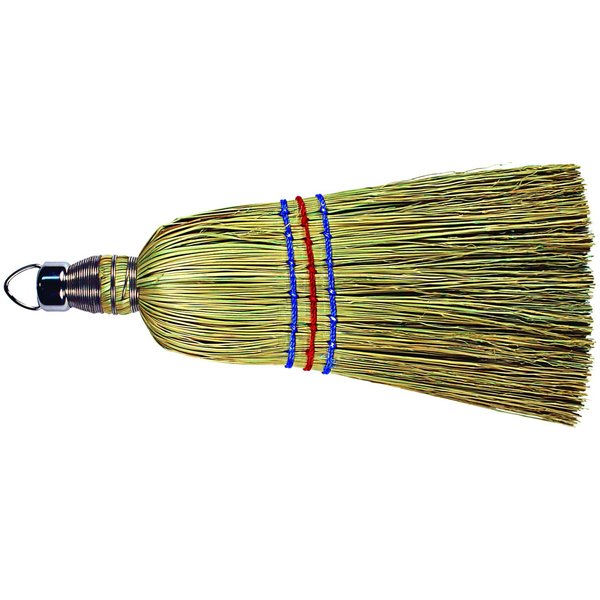 Whisk Broom - Corn Fiber Fill, Wooden Handle