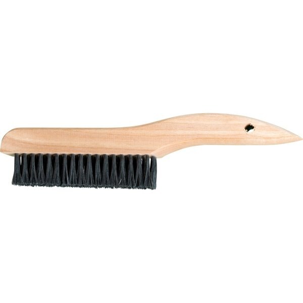 Shoe Handle Platers Brush - 4 Rows, .005 CS Wire