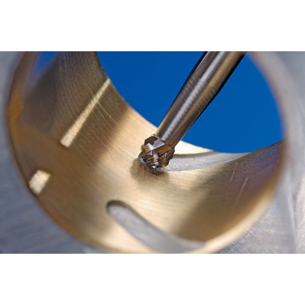 Carbide Bur - Ball Shape, DBL Cut - 3/16