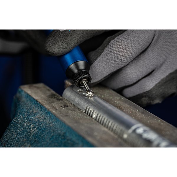 Carbide Bur - Ball Shape, DBL Cut - 1/4