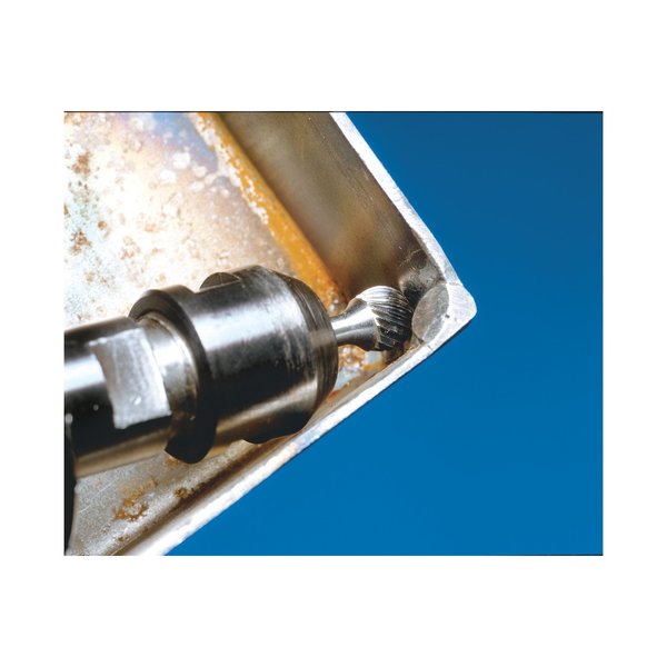 TOUGH Carbide Bur - Ball Shape - DBL Cut (3R) - 1/2