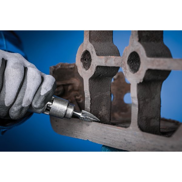 TOUGH Carbide Bur - Tree Shape (Pointed) - DBL Cut (3R) - 1/2