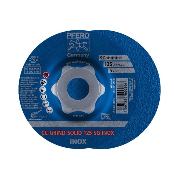 Depressed Center Wheel, Ceramic