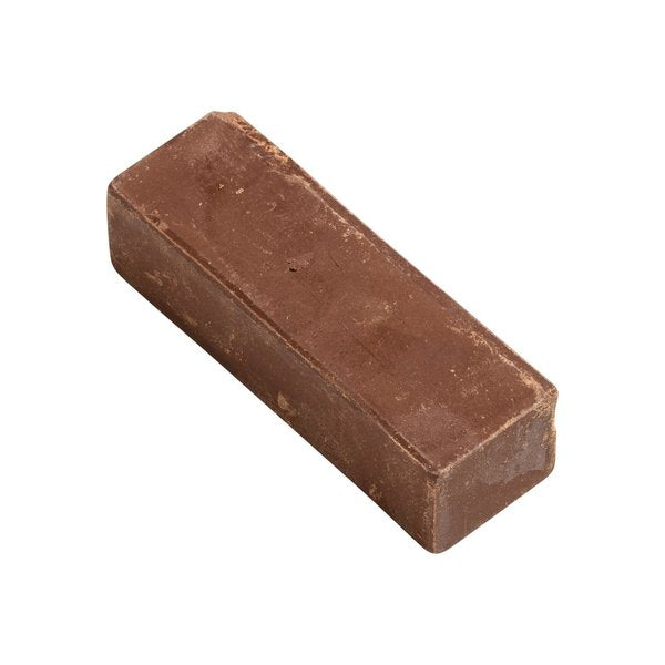 Small Polishing Paste Bar, Brown - Pre-polish for Non-Ferrous Metals