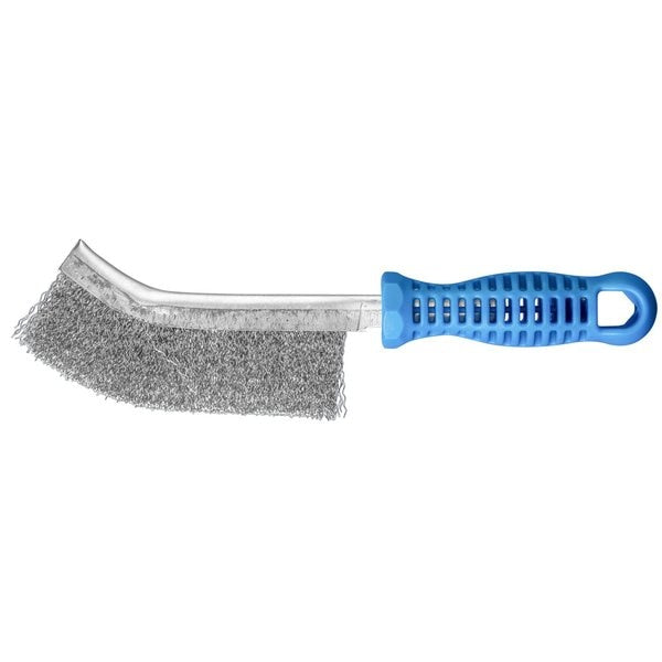 Metal PSF Scratch Brush - .012 SS Wire, Plastic Handle