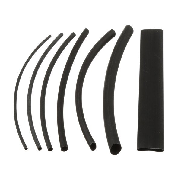 Heat Shrink Tubing Kit, Black, 14 Pc