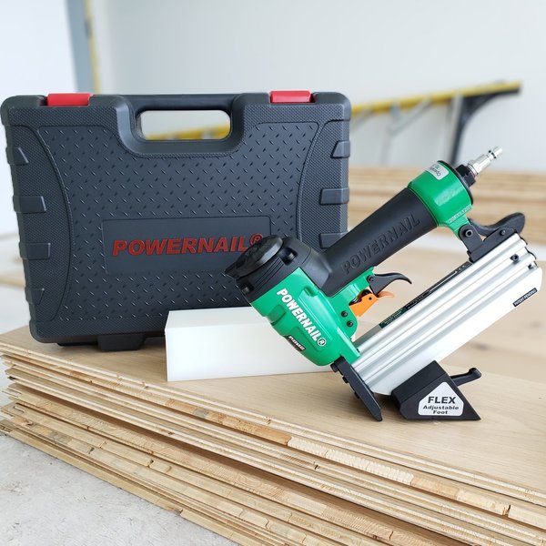 2000F Pneumatic 20-Gauge L-Cleat Nailer for Engineered and Hardwood Flooring
