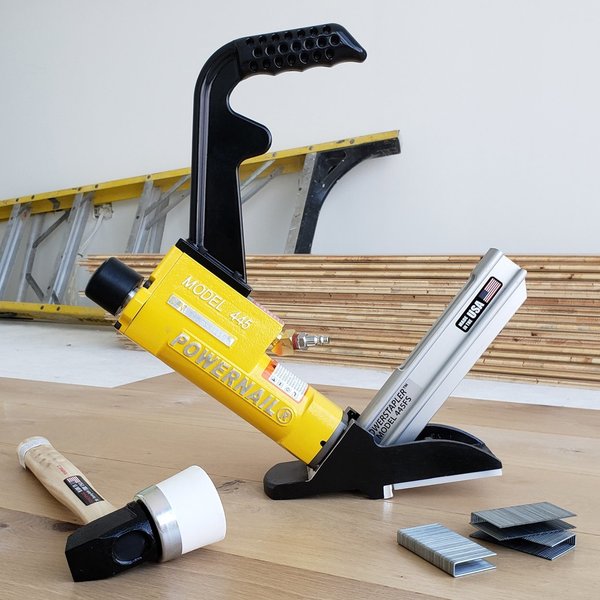 445FSW Pneumatic 15.5-Gauge Hardwood Flooring Stapler