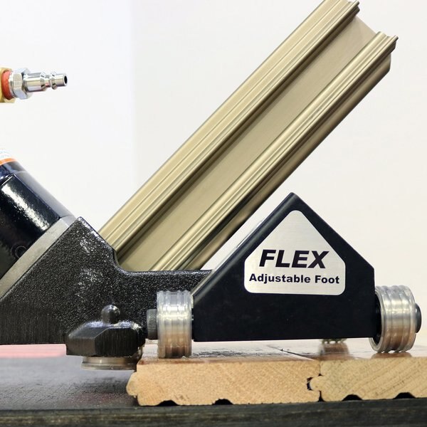 445PRLSW Pneumatic 16-Gauge L-Cleat Flooring Nailer w/ Adjustable Rolling Base