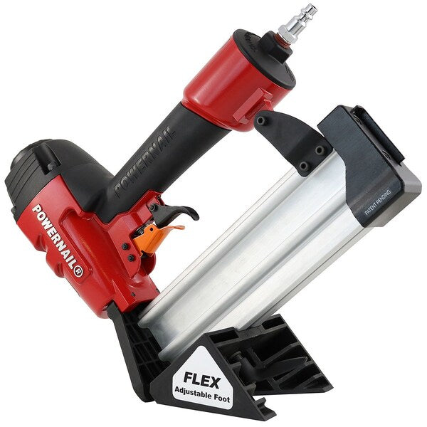 50F Pneumatic 18-Gauge L-Cleat Nailer for Engineered and Hardwood Flooring