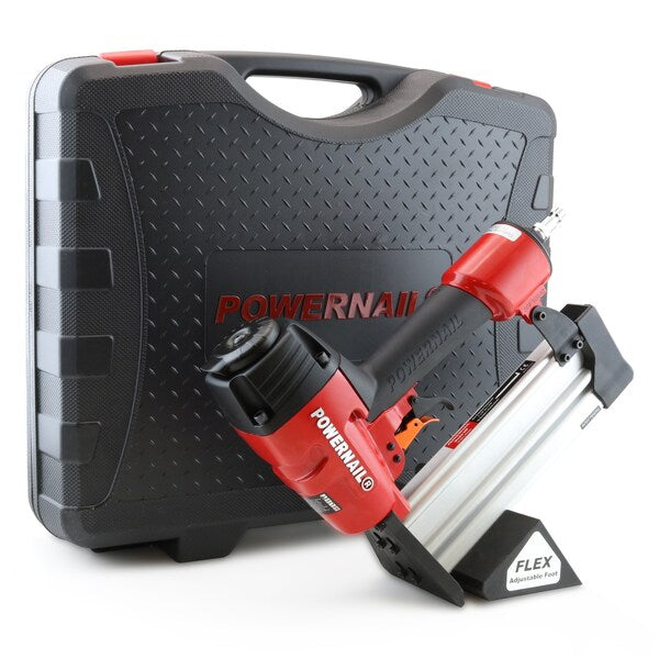 50F Pneumatic 18-Gauge L-Cleat Nailer for Engineered and Hardwood Flooring