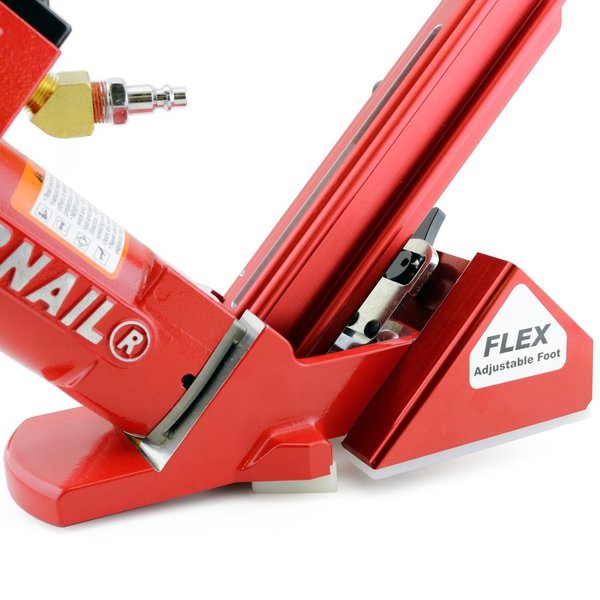 50PFLEXW Pneumatic 18-Gauge L-Cleat Flooring Nailer w/ Adjustable Base