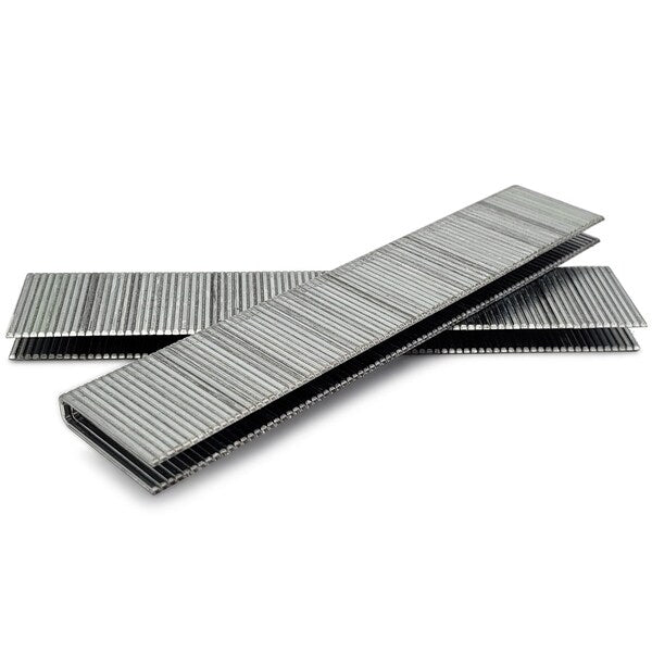 Staples, 18 ga, Narrow Crown, 7/8 in Leg L, Steel, 5000 PK