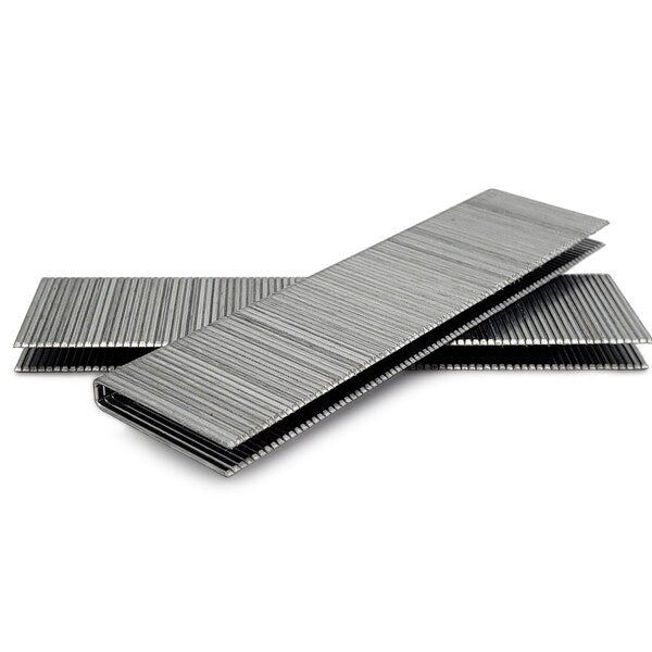 Staples, 18 ga, Narrow Crown, 1-1/8 in Leg L, Steel, 5000 PK