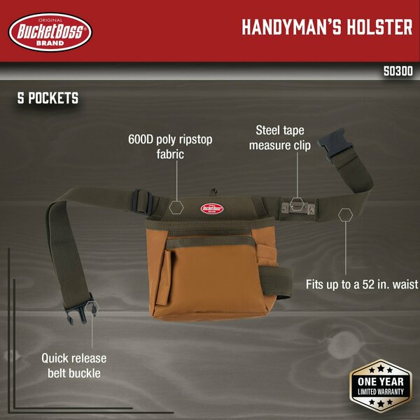 Handymans Holster, 5 Pocket