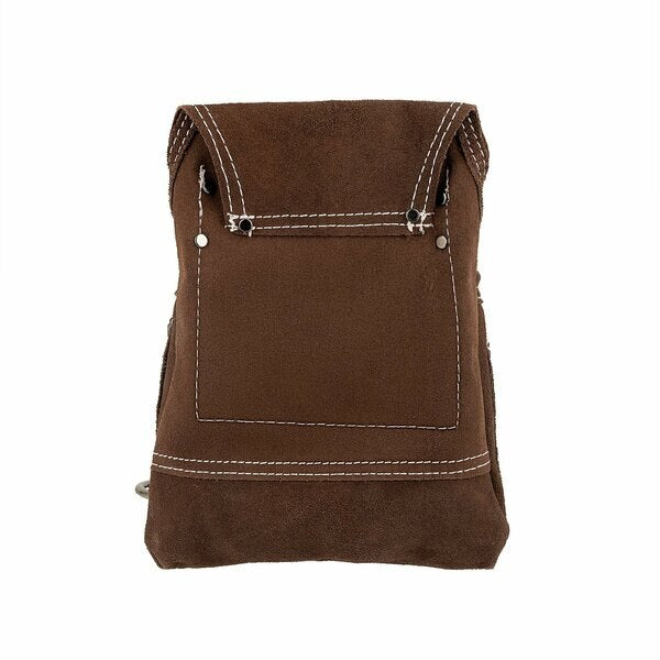 Suede Leather Pouch, 10 Pocket