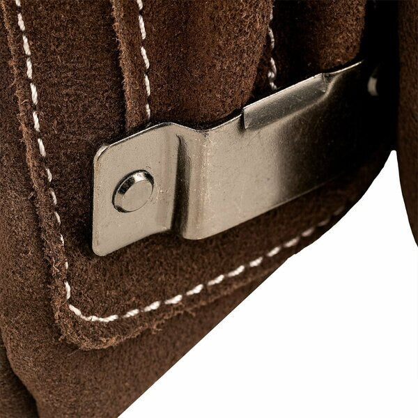 Suede Leather Pouch, 10 Pocket