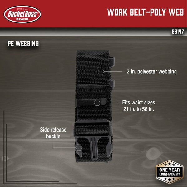 Work Belt Poly Web