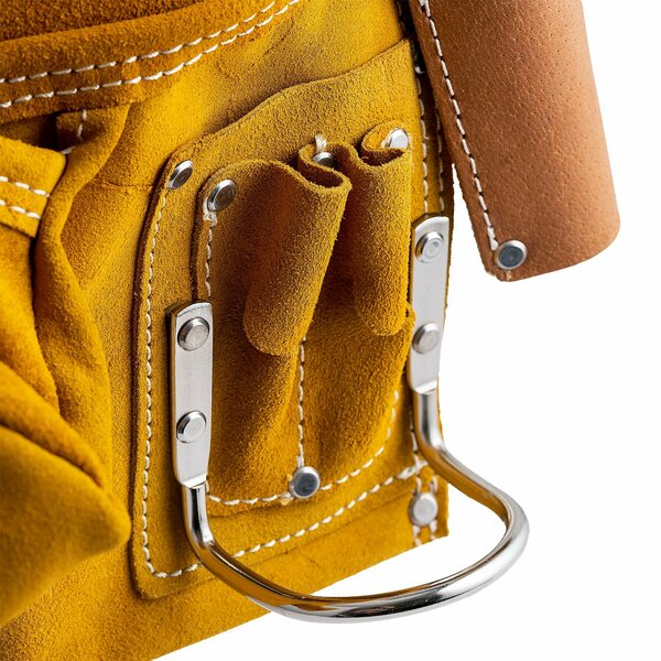 Suede Leather Apron, 11 Pocket