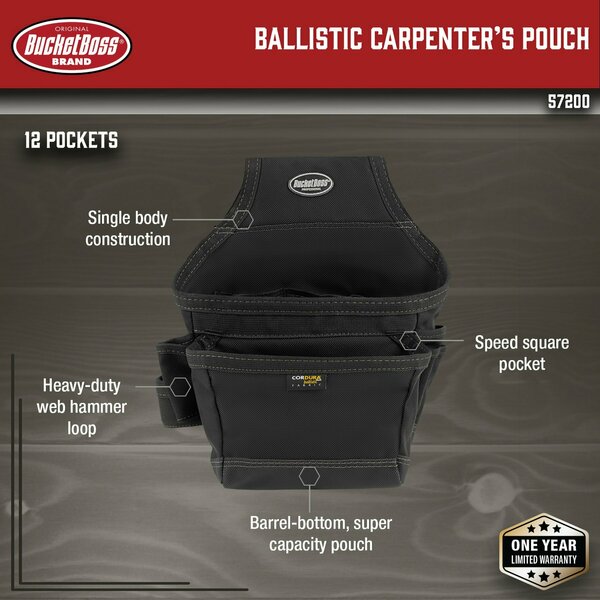 Carpenters Pouch, Ballistic Fabric