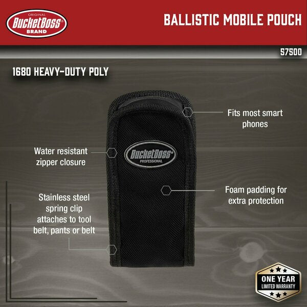 Cell Phone Holder, Ballistic Fabric